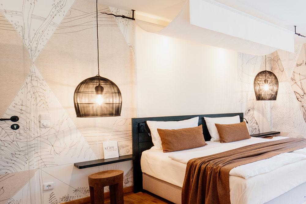 Ansicht Themenzimmer in Rüssels Landhaus, Boutique-Hotel in NaurathWald